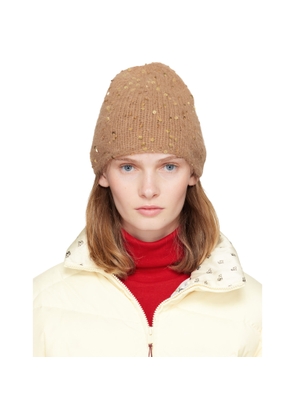 UNDERCOVER Beige Sequin Beanie