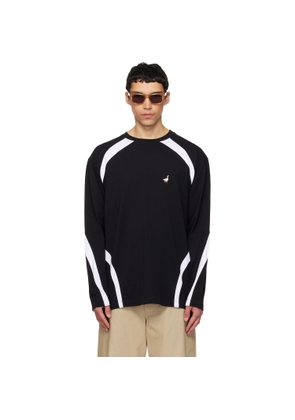 Moschino Black Embroidered Archive Goose T-shirt