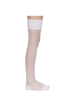 Agent Provocateur White Amber Stocking Socks