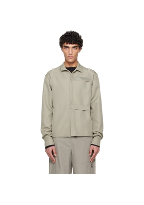 HELIOT EMIL Green Sinew Shirt