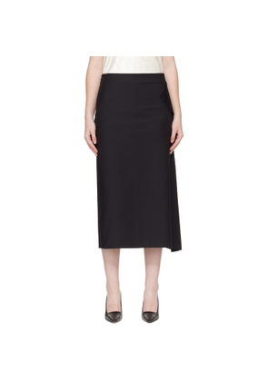 Sportmax Black Giambo Midi Skirt