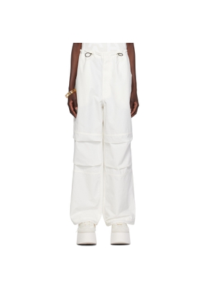 Marc Jacobs White 'The Balloon' Trousers