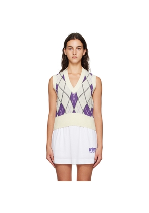 GANNI Off-White Prince Edition Harlequin Vest