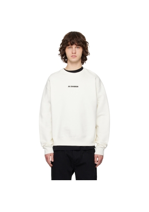 Jil Sander Off-White Logo Sweatshirt