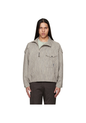 Kiko Kostadinov Brown Farkas Pullover Jacket