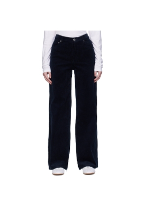 A.P.C. Navy Elizabeth Trousers