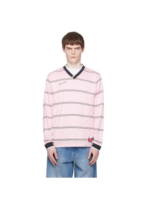 Nike Pink Dri-FIT Long-Sleeve Soccer Top