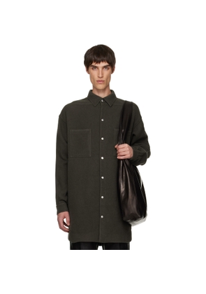 Rick Owens Khaki Concordians Oversized Outershirt