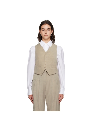 The Frankie Shop Taupe Gelso Vest