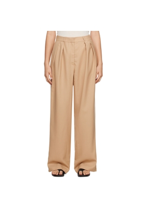 The Frankie Shop Tan Tansy Trousers