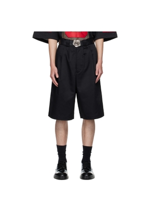 WILLY CHAVARRIA Black Borracho Shorts