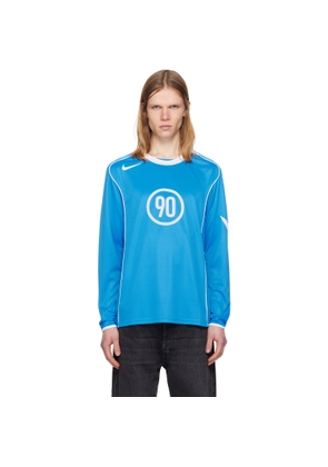 Nike Blue Total 90 Dri-FIT Long-Sleeve Football Jersey