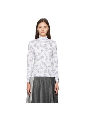 Rokh White Mask Turtleneck