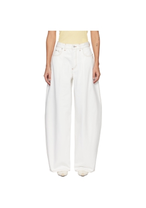 JACQUEMUS Off-White 'The Ovalo de-Nîmes denim' Jeans