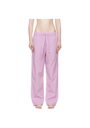Tekla Pink Poplin Pyjama Pants