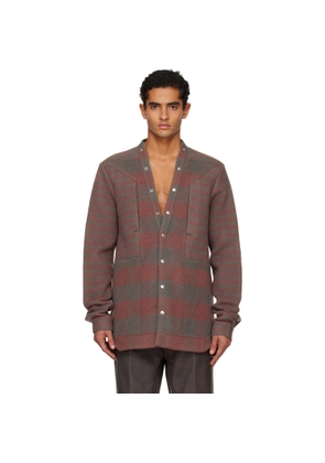 Rick Owens Pink Concordians Larry Fogpocket Overshirt