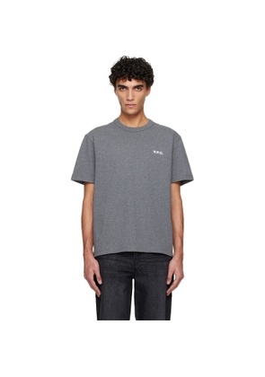 A.P.C. Gray Boxy Petit 'VPC' T-shirt
