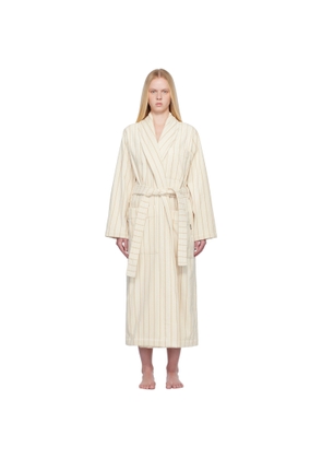 Tekla Beige Terry Classic Bathrobe