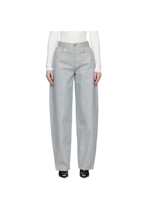 Mugler Blue Foil Jeans