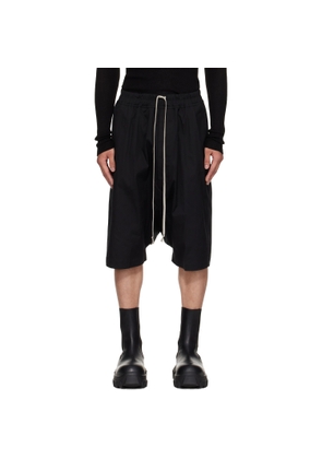 Rick Owens Black Concordians Rick's Pods Shorts