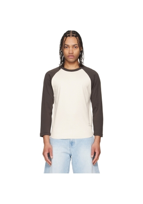 A.P.C. Off-White & Brown Quarter T-shirt