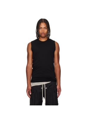 Rick Owens Black Concordians Basic Sleeveless Tank Top