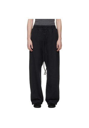 Fear of God Black Sunfaded Wide Leg Sweatpants