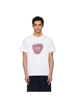 A.P.C. White Pomme T-shirt