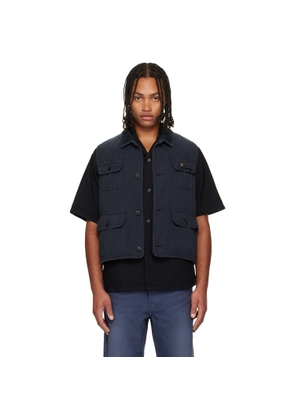 visvim Black Matto Hunting Denim Vest