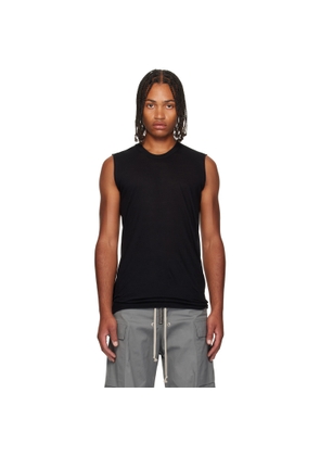 Rick Owens Black Concordians Basic Sleeveless Tank Top