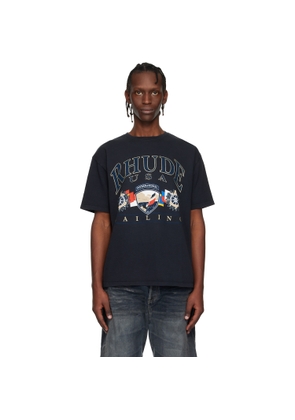 Rhude Black USA Sailing Icon T-shirt