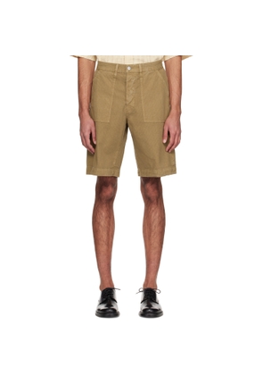 Sunflower Brown Wide Twist Work Shorts