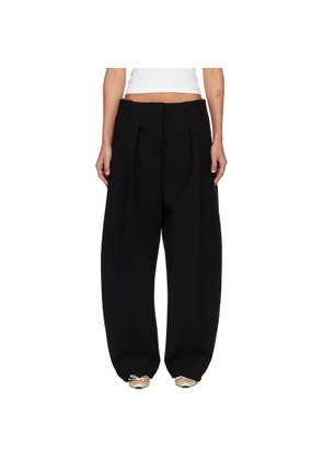 JACQUEMUS Black 'The Ovalo' Trousers