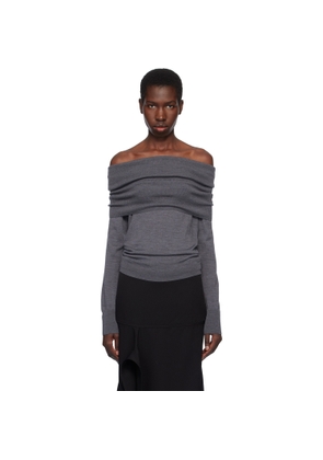 Stella McCartney Gray Light Wool Sweater