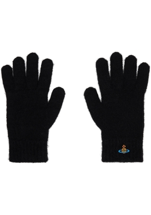 Vivienne Westwood Black Fluffy Gloves