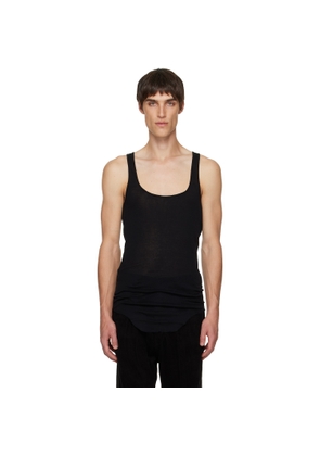 Rick Owens Black Concordians Pony Slim Tank Top