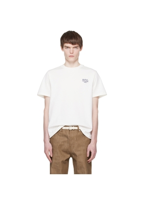 A.P.C. White Standard 'Rue Madame' T-shirt