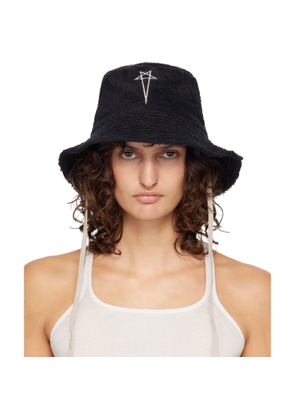 Rick Owens Black Temple Beach Hat
