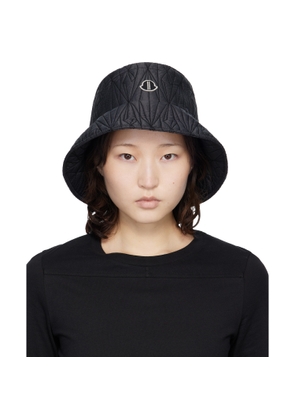 Rick Owens Moncler + Rick Owens Black Bucket Hat