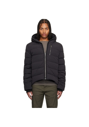 Rick Owens Black Concordians Quilted Down Jacket