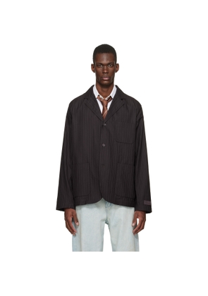 Lacoste Brown Elevated Seasonal Blazer