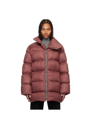 Rick Owens Pink Concordians Turtle Down Coat
