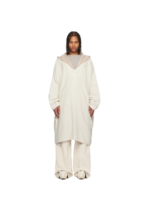 Rick Owens Off-White Concordians LS Knee Kaftan Coat