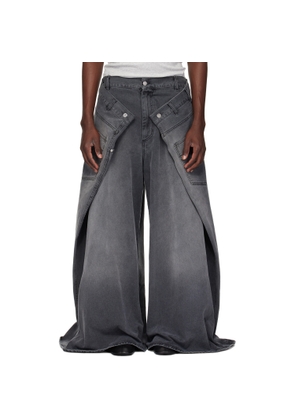 LU'U DAN Gray Maxi x Maxi x Maxi Jeans