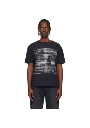 Rhude Black 'Lago Trasimeno' T-shirt