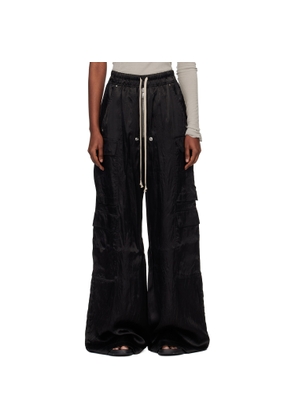 Rick Owens Black Temple Cargobelas Cargo Pants