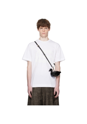 Simone Rocha White Ribbon Daisy Chain Print T-shirt