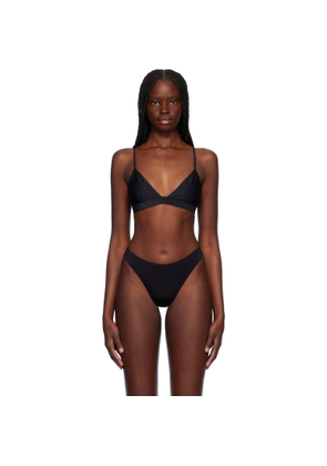 CDLP Black Triangle Bikini Top
