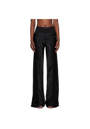 Rick Owens Black Temple Bias Trousers