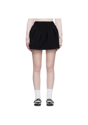 OPEN YY Black Wire Miniskirt